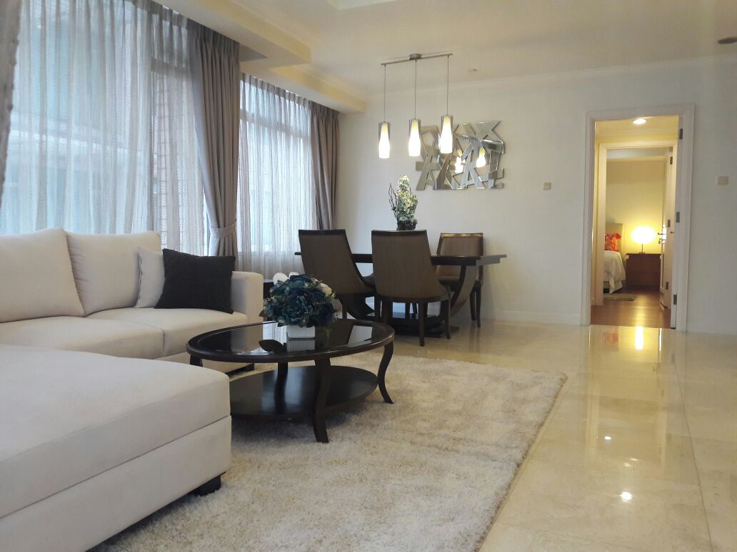 Disewakan Apartemen Istana Sahid Tipe 2 Kamar Tidur Kondisi Fully Furnished