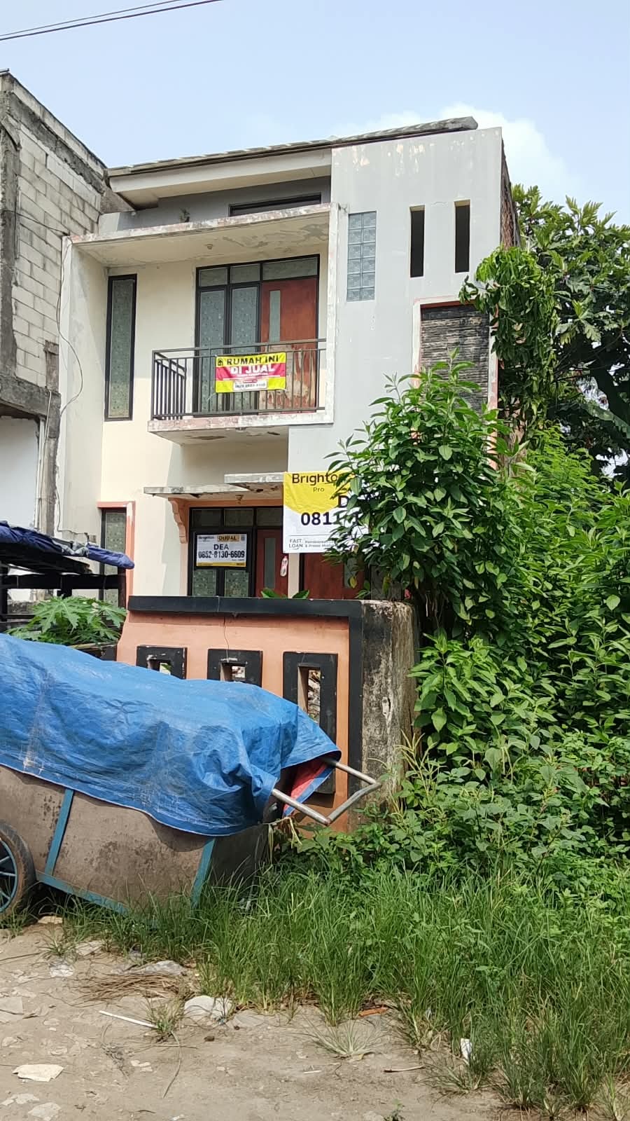 Jual cepat rumah 2 lantai dan tanah kavling di Jatiranggon Bekasi kota