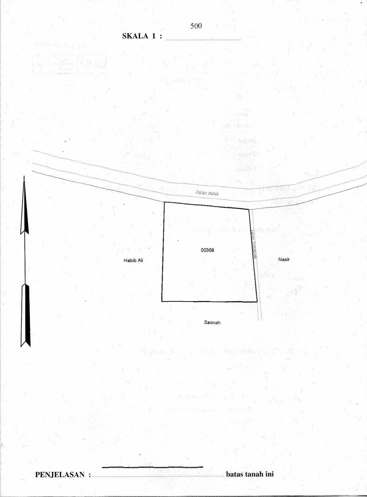 Julah lahan kosong lokasi premium. Jalan raya. SHM. Clean & clear.